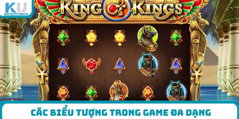 Các biểu tượng trong game đa dạng